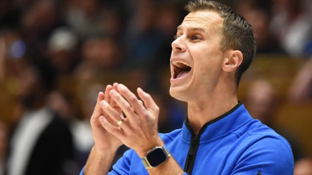 Duke basketball head coach Jon Scheyer
